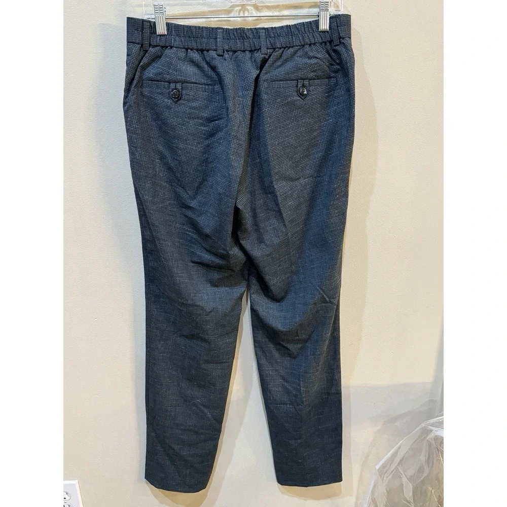 Ted Baker Keith CT Wool Linen Trousers Stretch Blue Men's Size 33 L $225